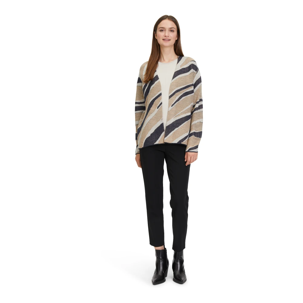 Betty Barclay Langarm Jacquard Cardigan Multicolor Dames