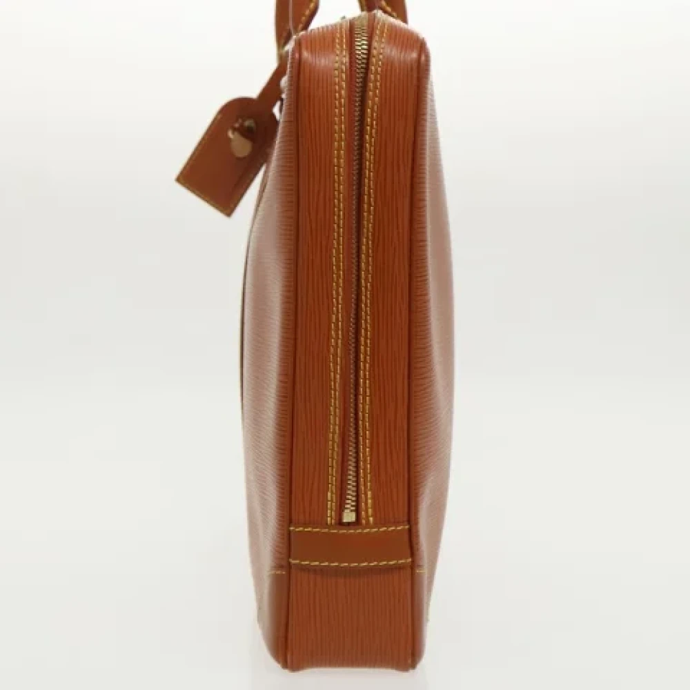 Louis Vuitton Vintage Pre-owned Leather handbags Brown Dames