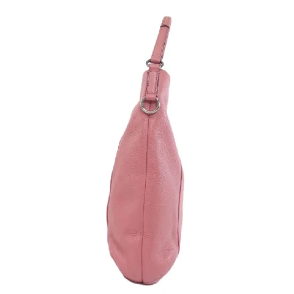 Coach Pre-owned Leather handbags Pink Dames