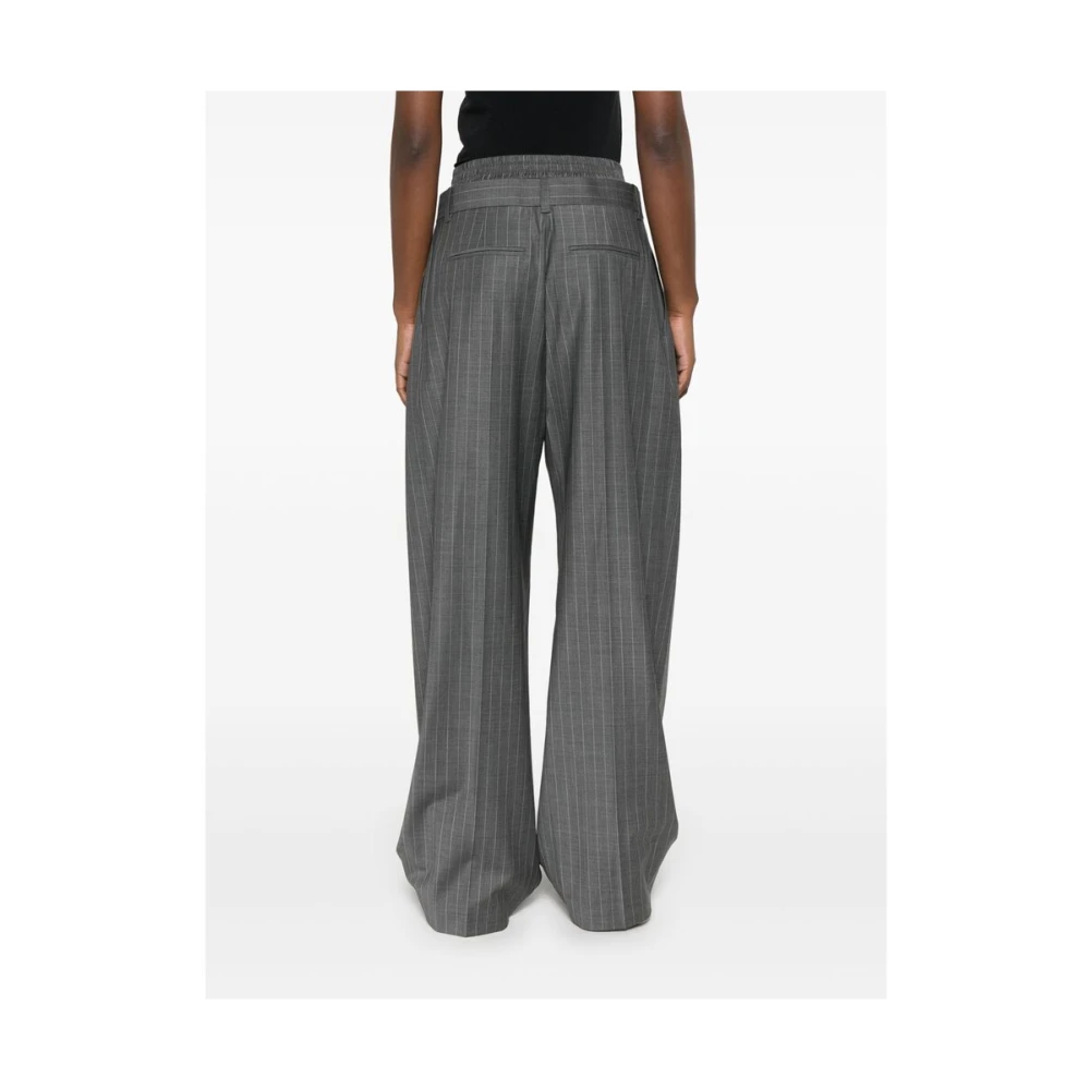 alexander wang Gelaagde Grijze Broek met Zakken Gray Dames