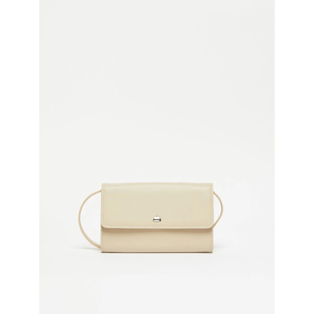 Max Mara Weekend Stijlvolle leren telefoontas Beige Dames