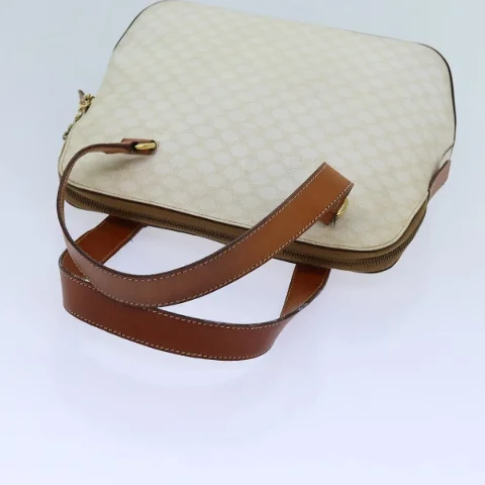 Celine Vintage Pre-owned Leather handbags White Dames