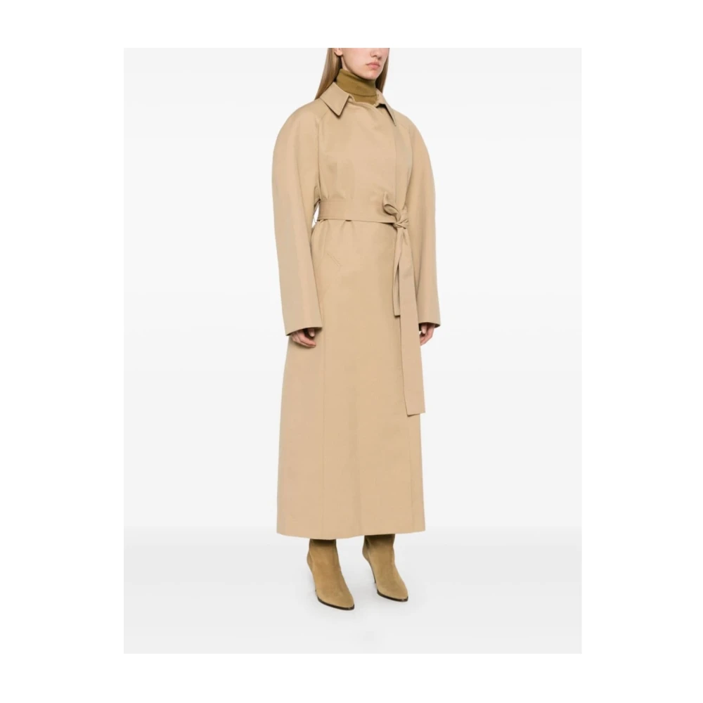 Khaite Stijlvolle Roth Coat voor vrouwen Beige Dames