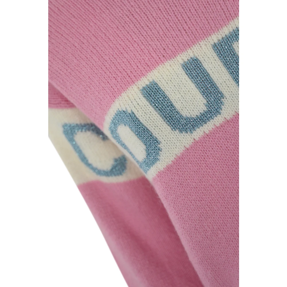 MC2 Saint Barth Roze Trui met Alpaca Wolmix Pink Dames