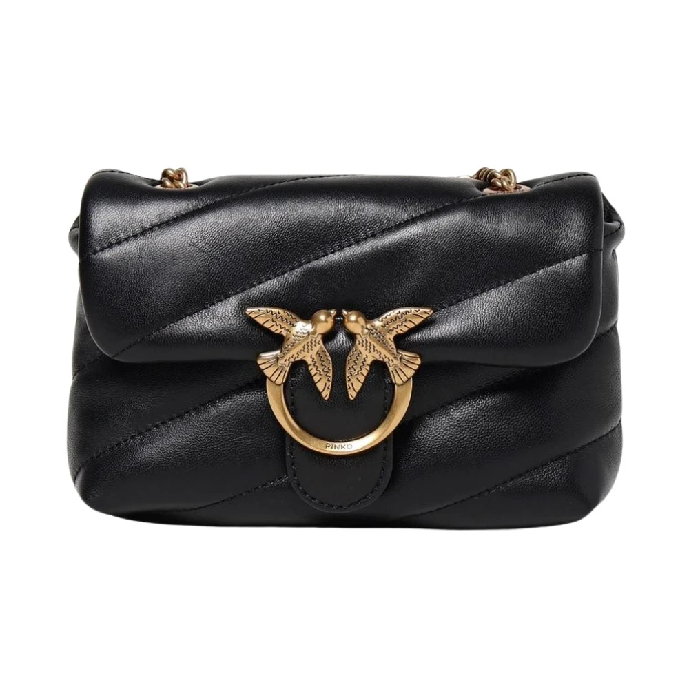 Pinko Sheep Nappa Baby Puff Love - Female - Cross Body Bags - Black - One Size - Bags - Image 5