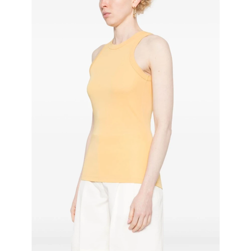 TotêMe Vloeibare Tank Top Yellow Dames