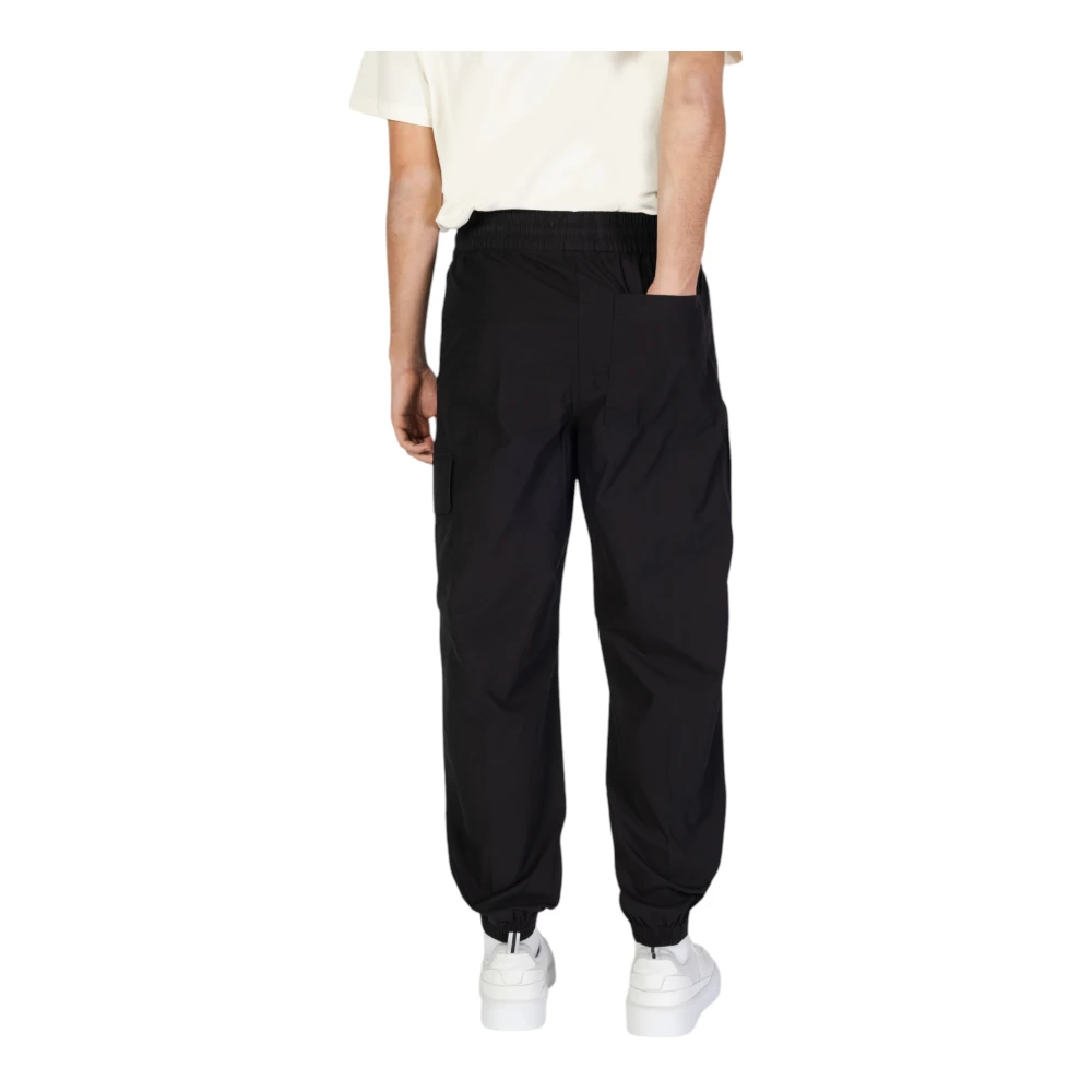 Calvin Klein Jeans Katoenen Herenbroek Herfst Winter Collectie Black Heren