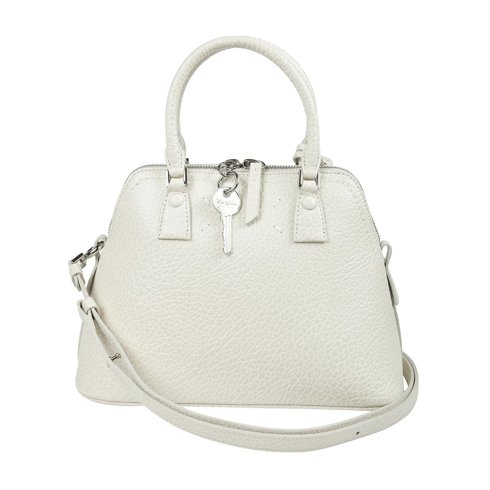 Maison Margiela Stijlvolle leren handtas voor vrouwen White Dames