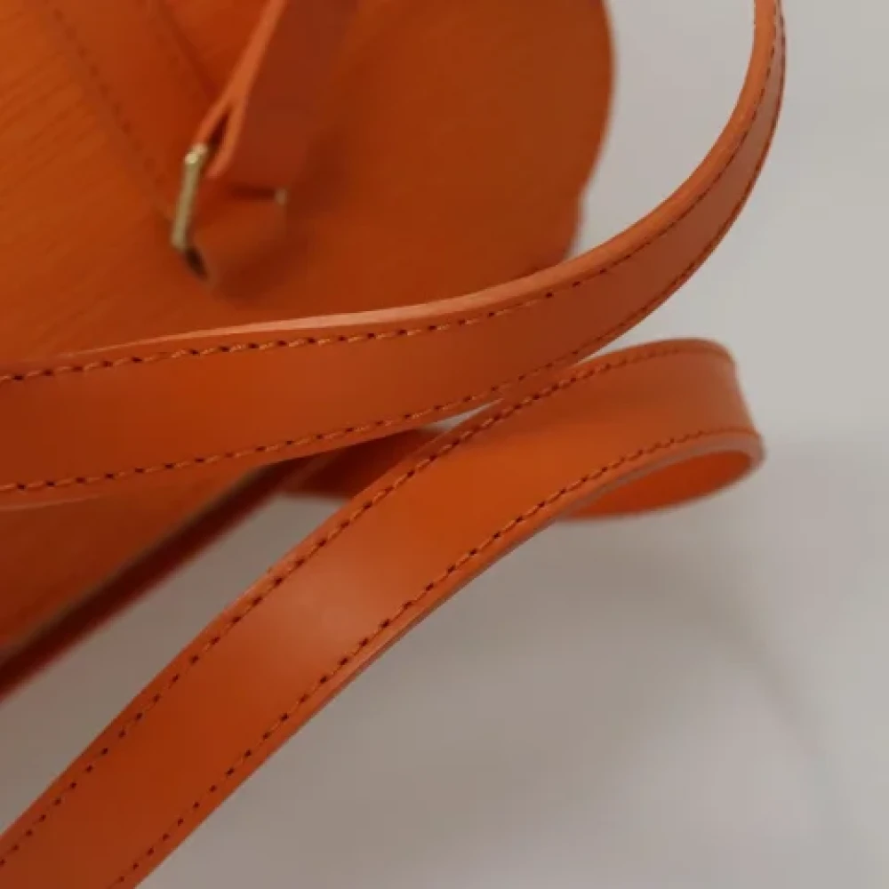 Louis Vuitton Vintage Pre-owned Leather handbags Orange Dames