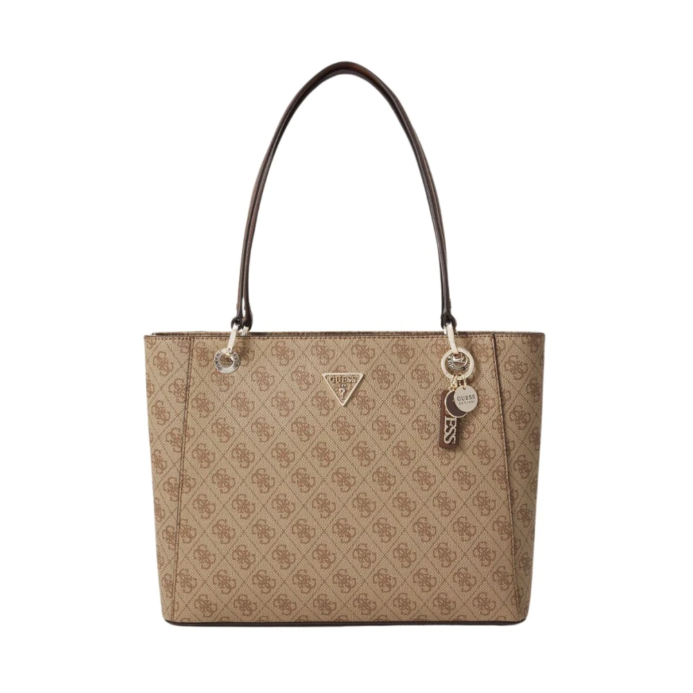 Guess Women's Beige Shoulder Bags, One Size, Shopping Bag