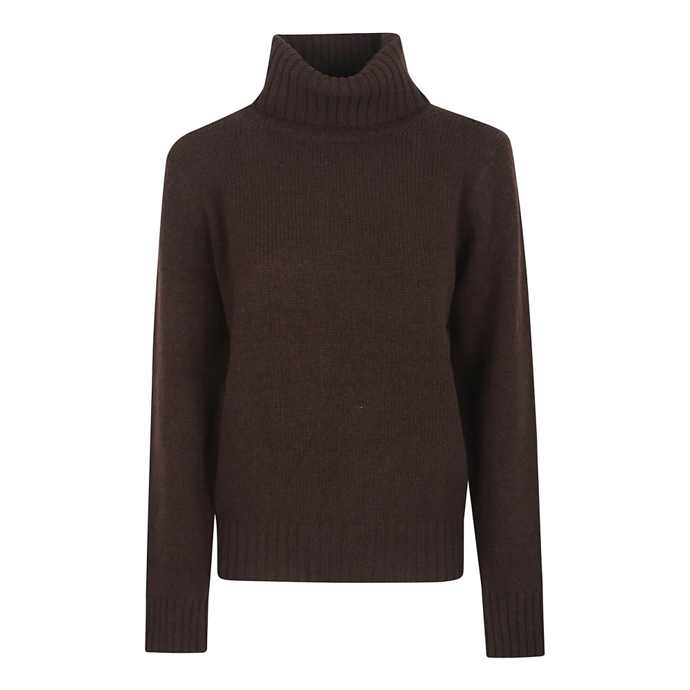 Polo Ralph Lauren Women's Brown Wool Knit Sweater Aw25
