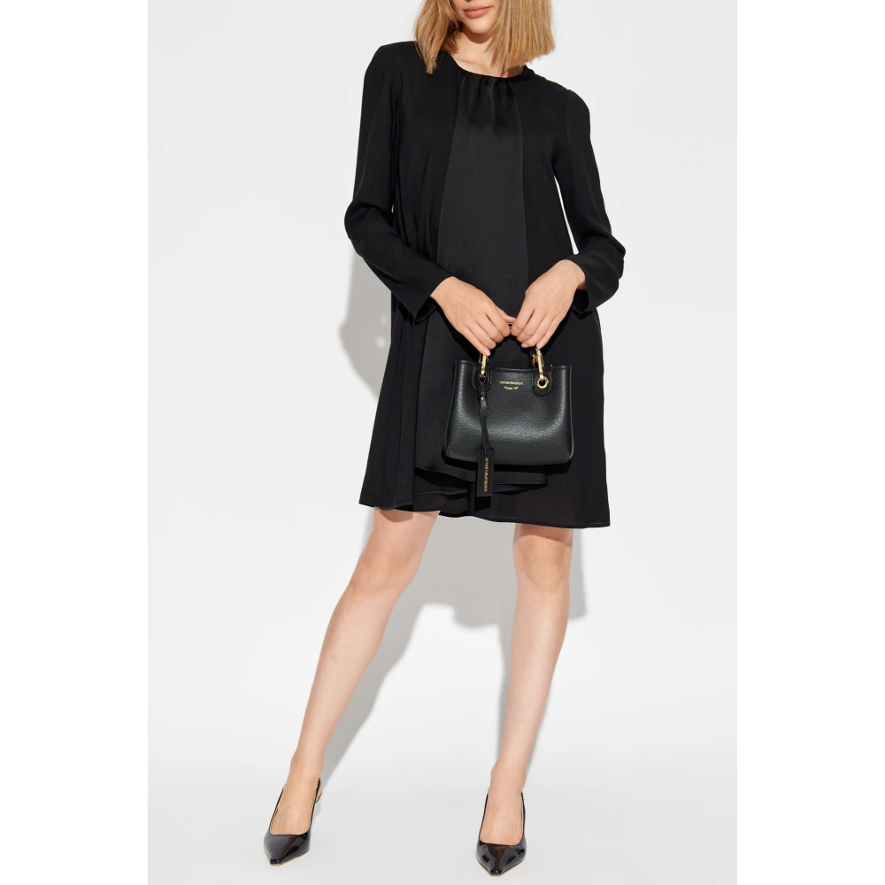 Emporio Armani Jurk met lange mouwen Black Dames
