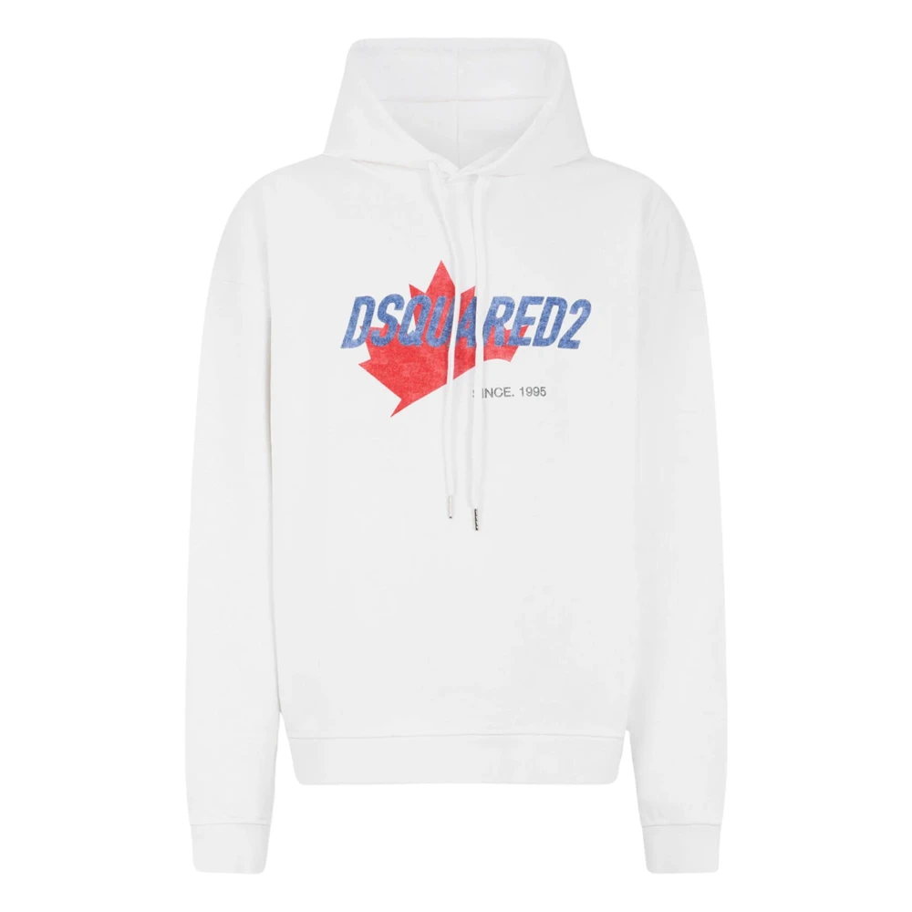 Dsquared2 White Jumpers - Male - Hoodies - M - Sweatshirts & Hoodies