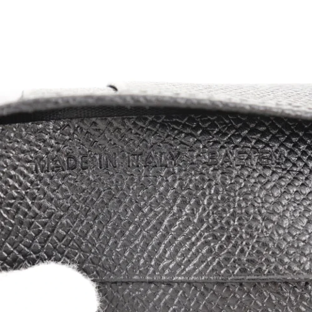 Bvlgari Vintage Pre-owned Leather wallets Black Dames