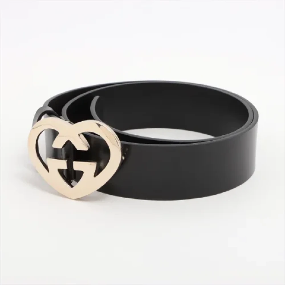 Gucci Vintage Pre-owned Leather belts Black Dames