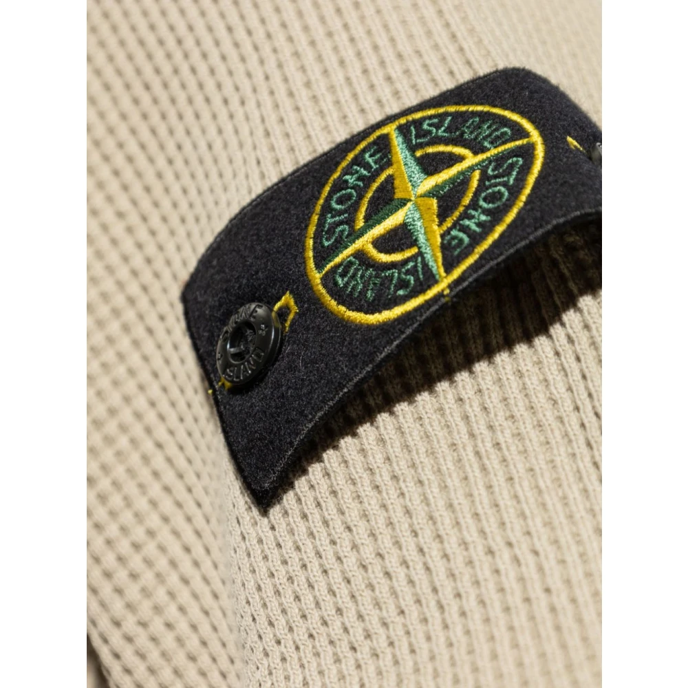 Stone Island Beige Sweatshirt Comfort Stijl Beige Heren