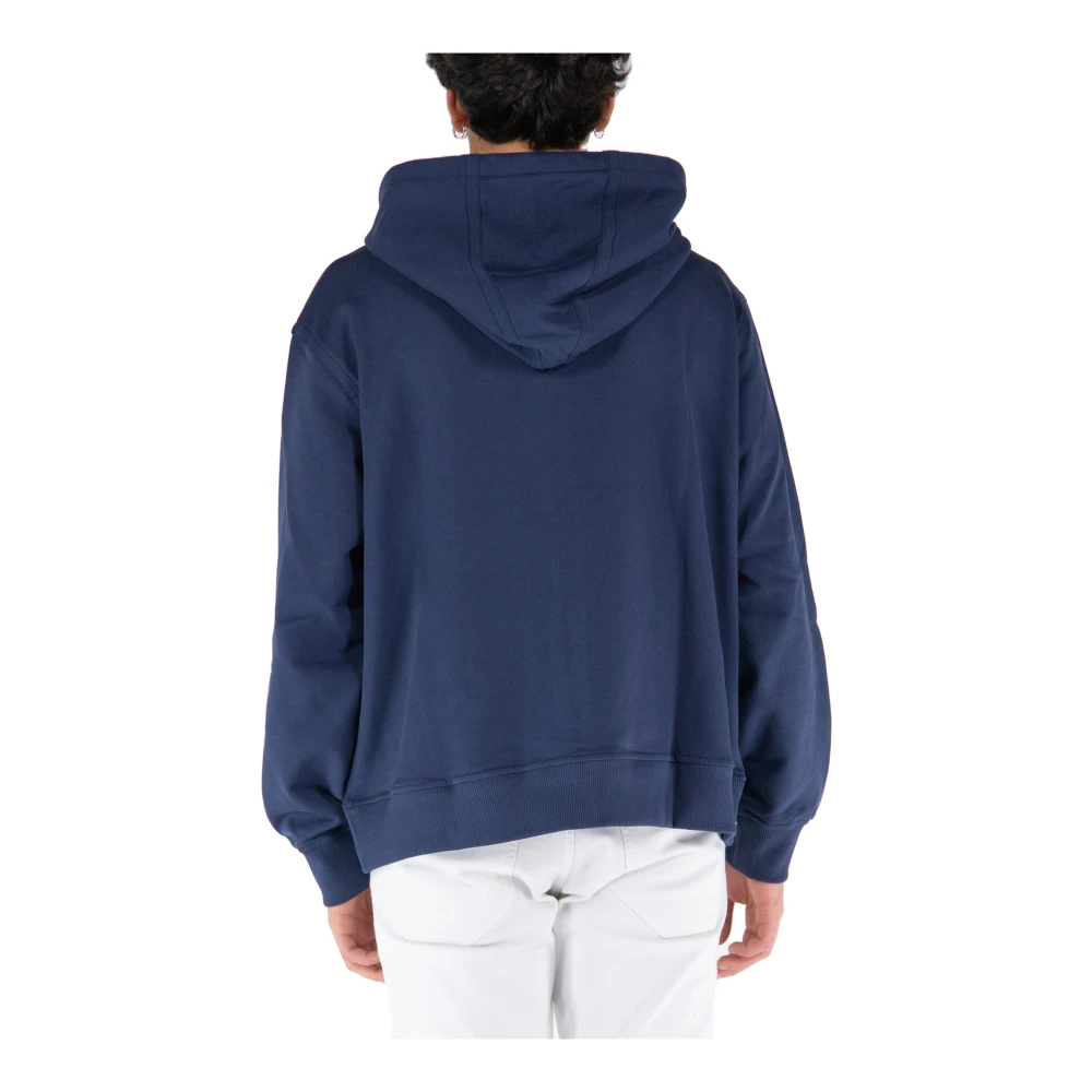 ETRO Logo Hoodie Blue Heren
