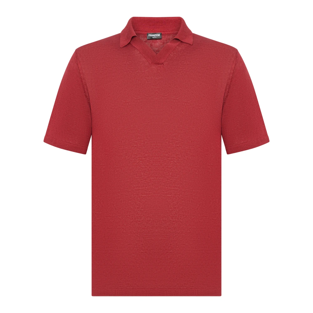 Franzese Collection Men's Red Sal Da Vinci Polo - Polo Shirts - Xl- Tops