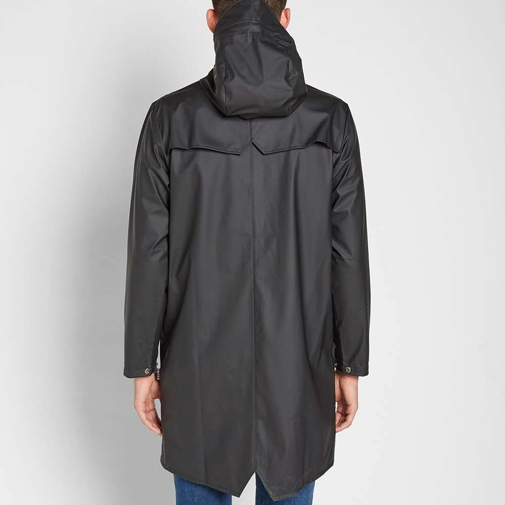 Rains Urban Lang Jack Zwart Black Heren