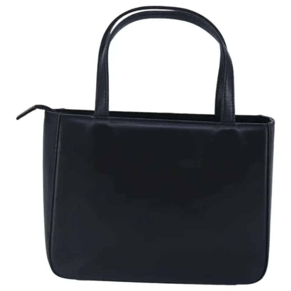 Burberry Vintage Pre-owned Leather handbags Black Dames