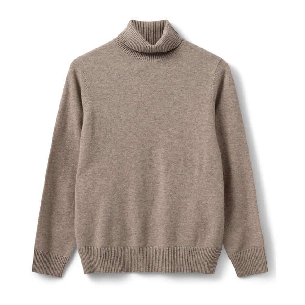 Sofie Schnoor Brown Turtlenecks, Female, Xl, Melange Jumper Nellsw Style
