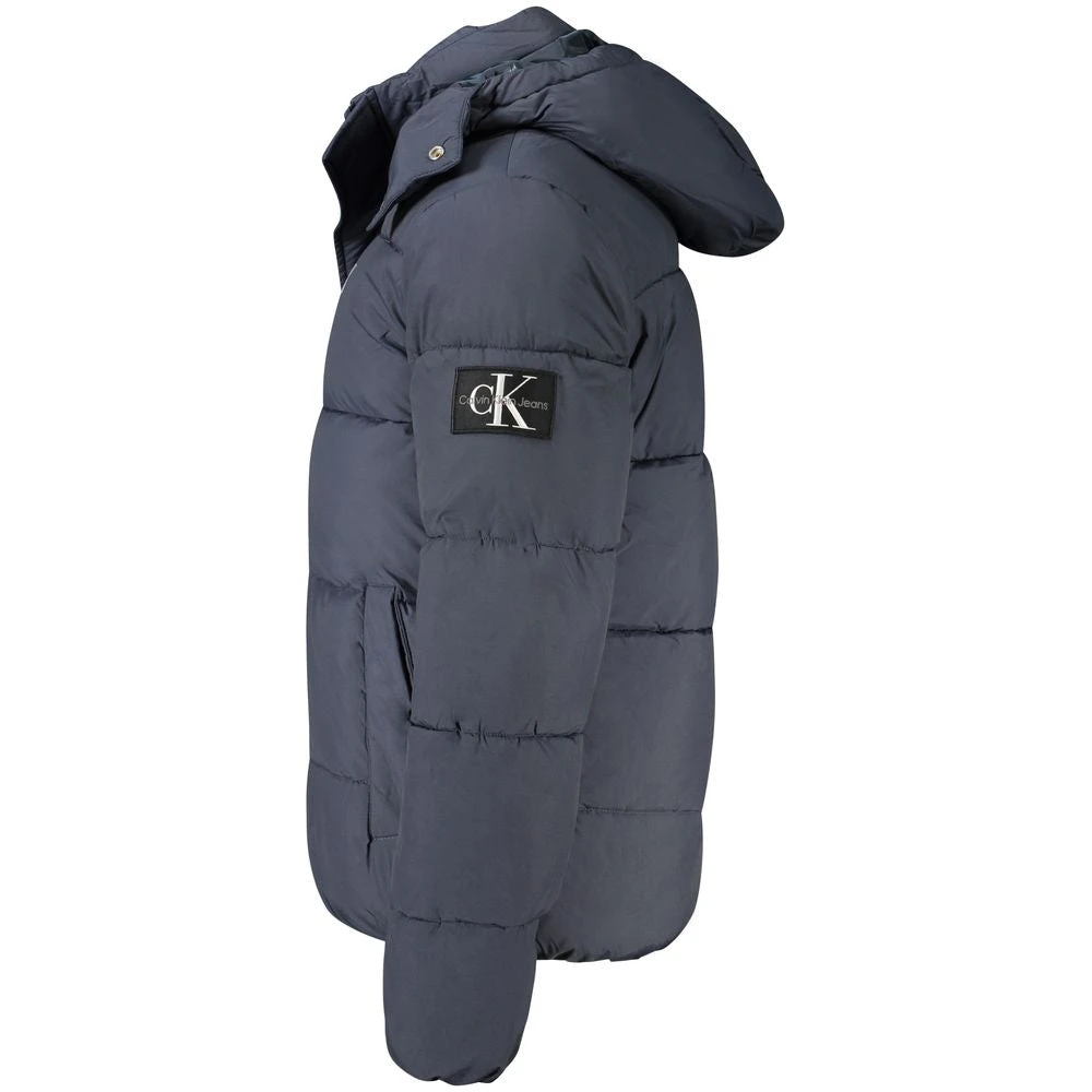 Calvin Klein Blauwe Polyamide Jas Blue Heren
