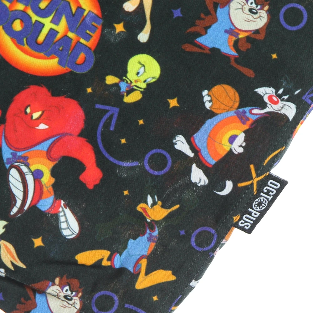 Octopus Space Jam Tune Squad Shirt Zwart Multicolor Heren