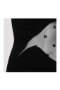 zwarte-gedrapeerde-jurk-elegant-chic