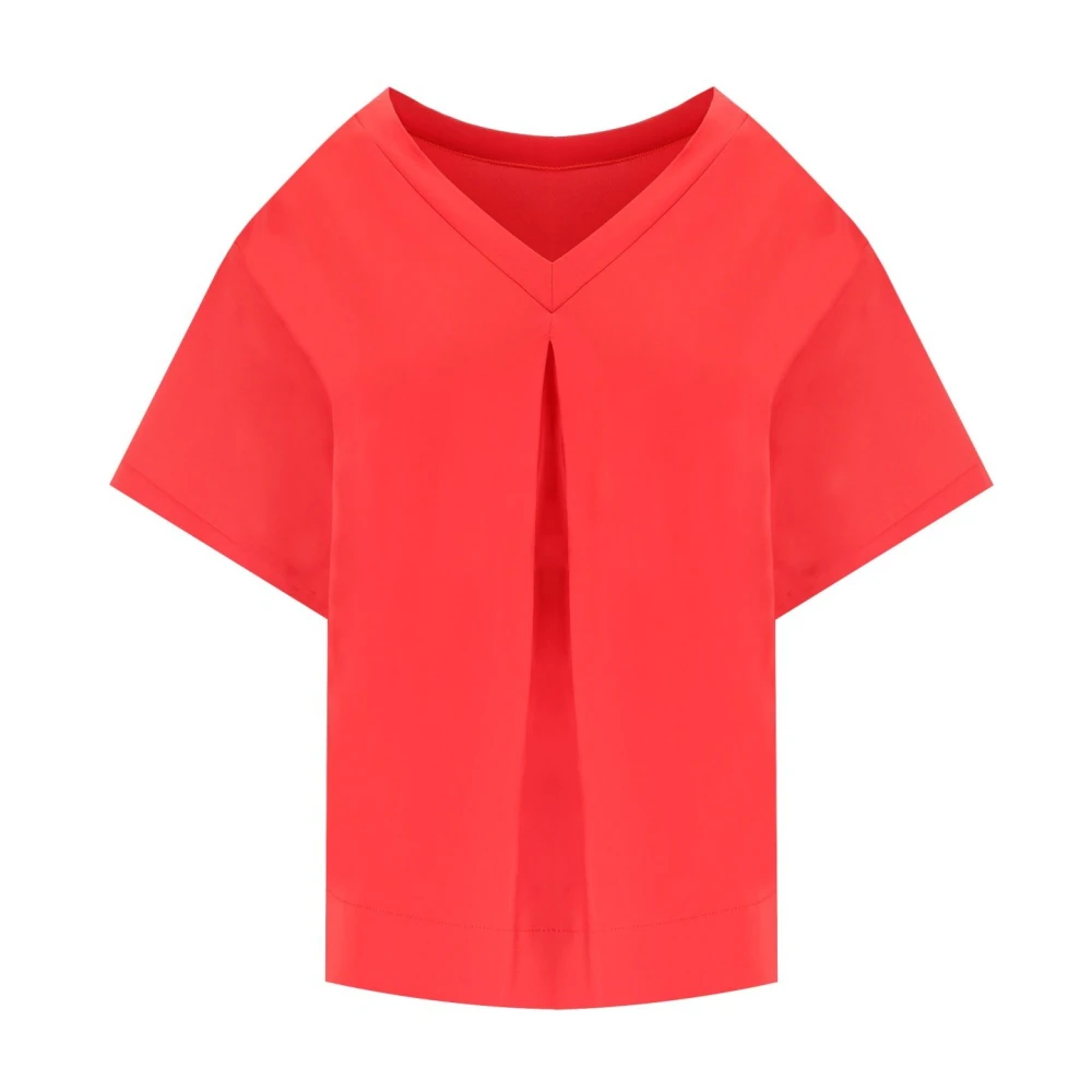 Max Mara - Tops > T-Shirts - Red - Max Mara - Modalova