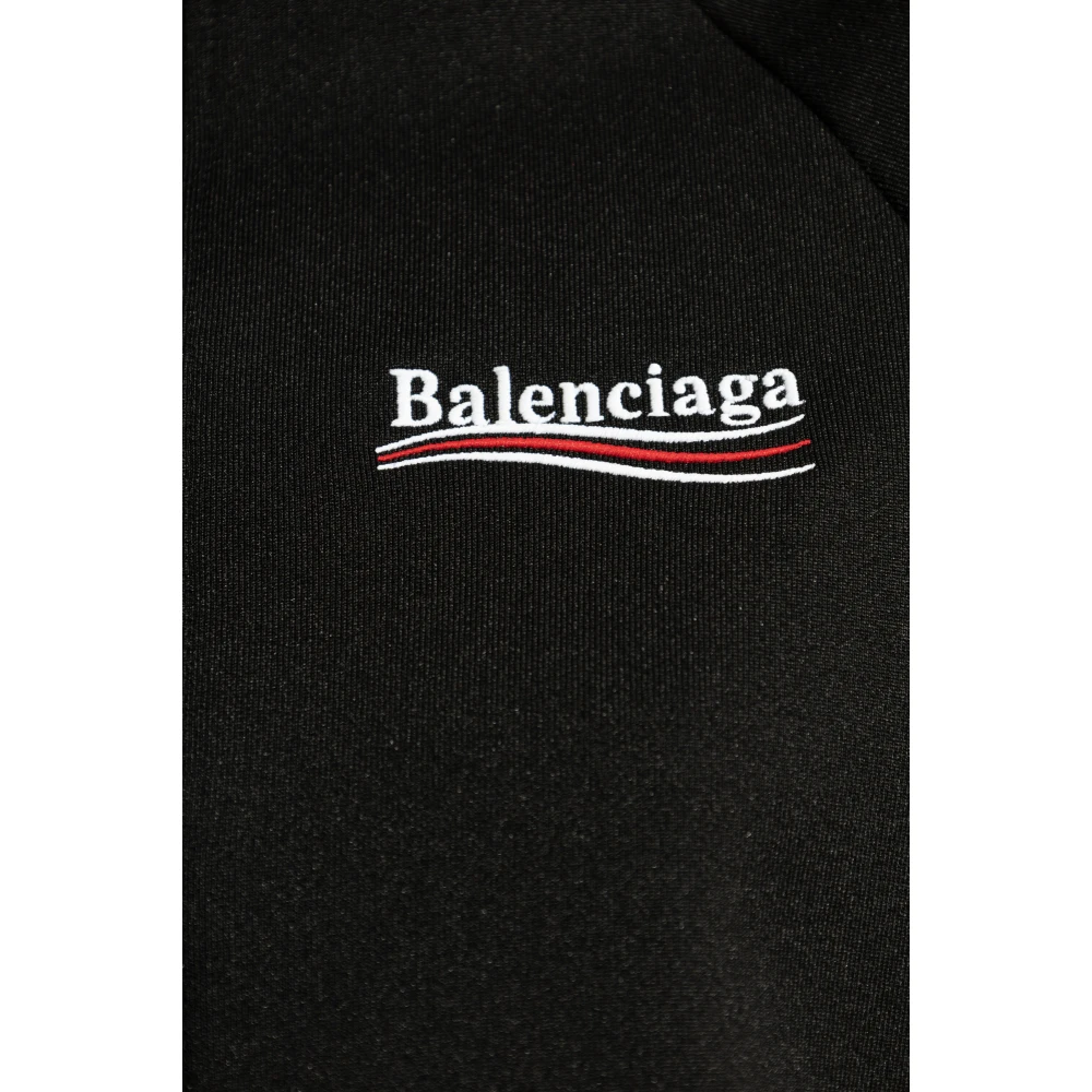 Balenciaga Sweatshirt met opstaande kraag Black Dames