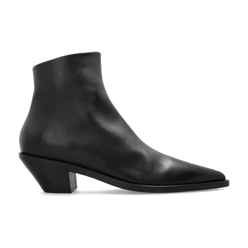 Marsell Donna Marrone Stivaletti Alla Caviglia In Pelle