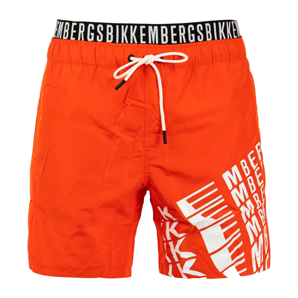 Bikkembergs Oranje Strand Boxershorts voor Mannen Orange Heren