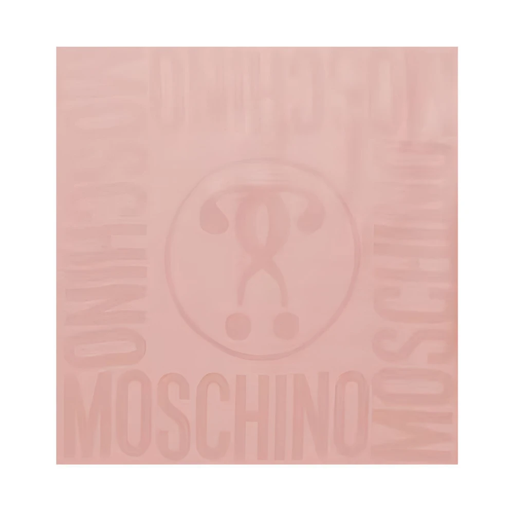 Moschino Stijlvolle Sjaal voor Modieuze Look Pink Dames