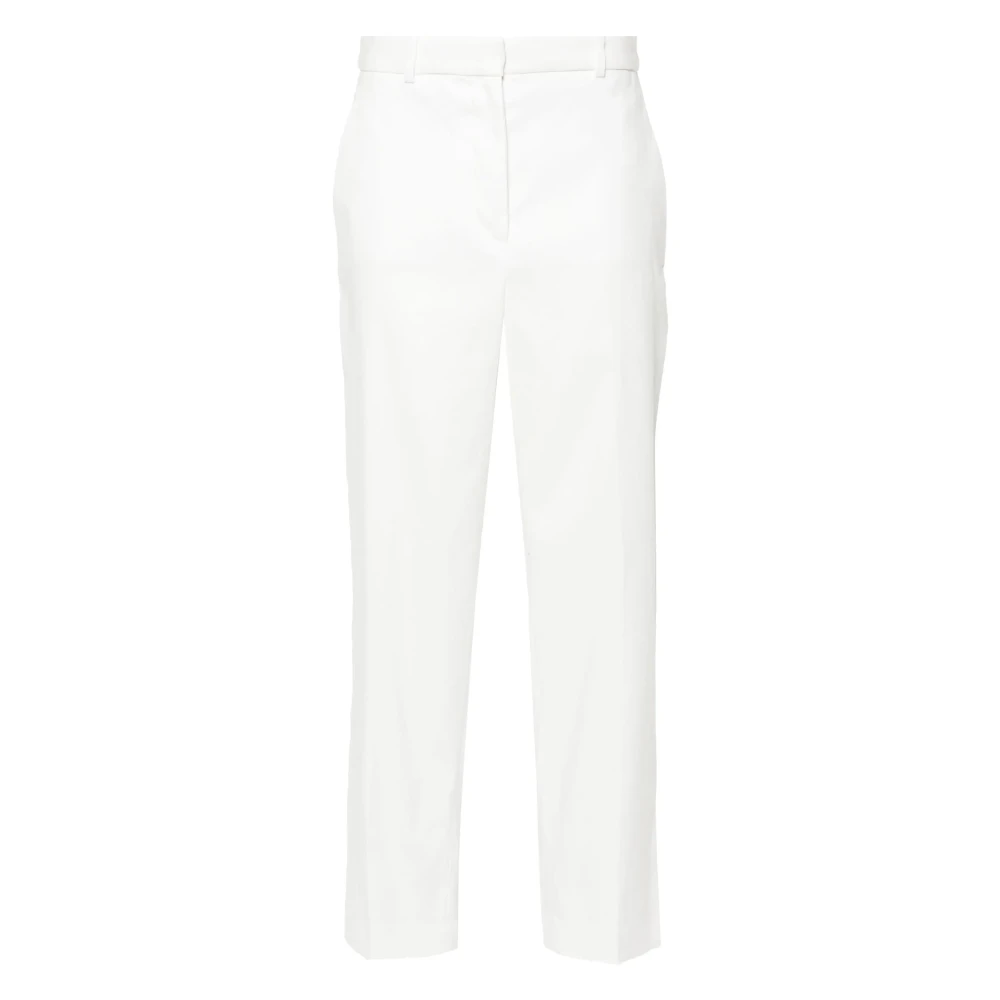 Joseph Linnen Katoen Casual Broek Wit White Dames