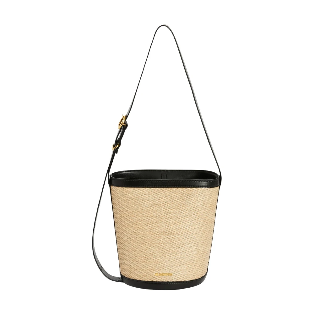 Jil Sander Women's Beige Cannolo Bucket