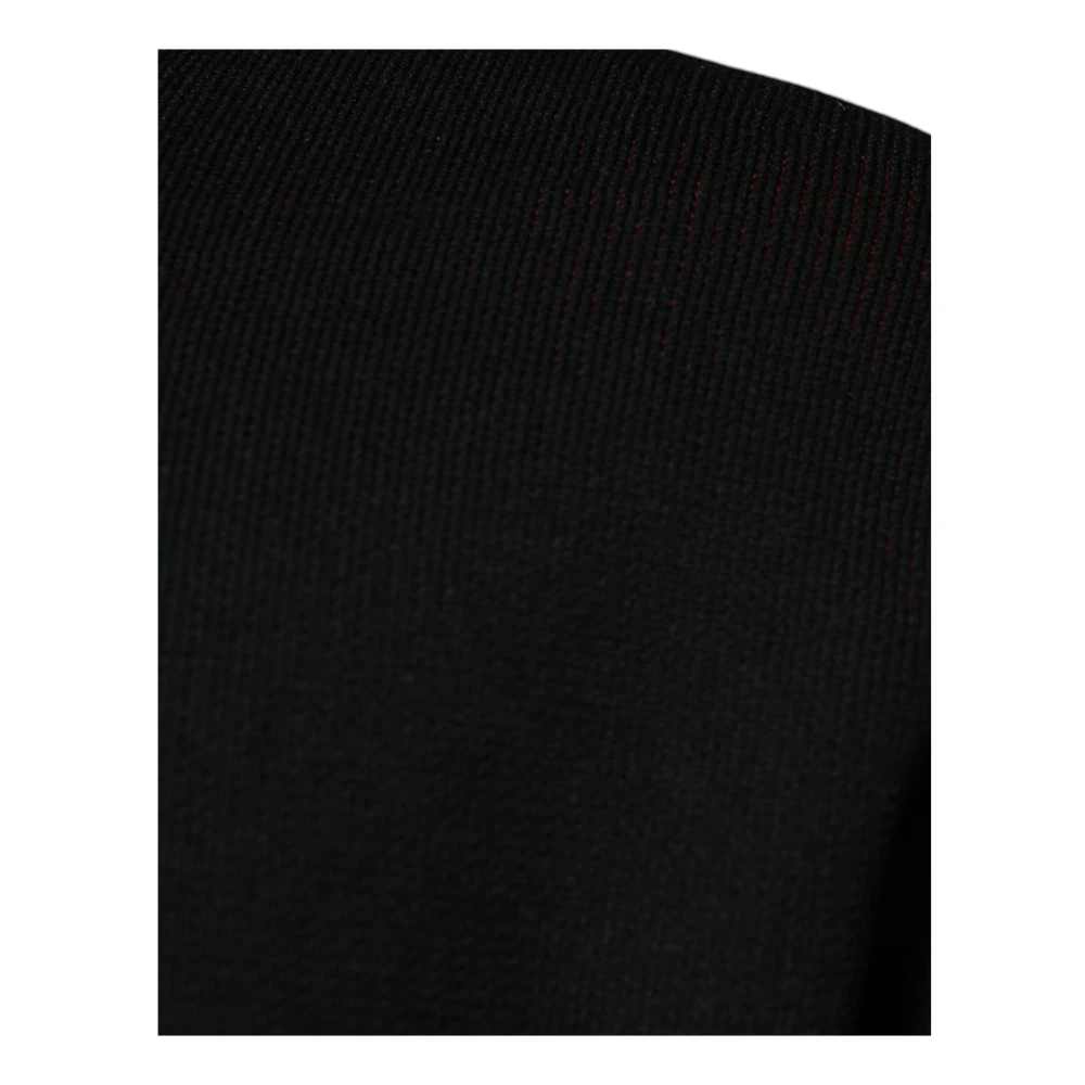 Dolce & Gabbana Logo Sweatshirt Sweater Zwart Rood Black Heren