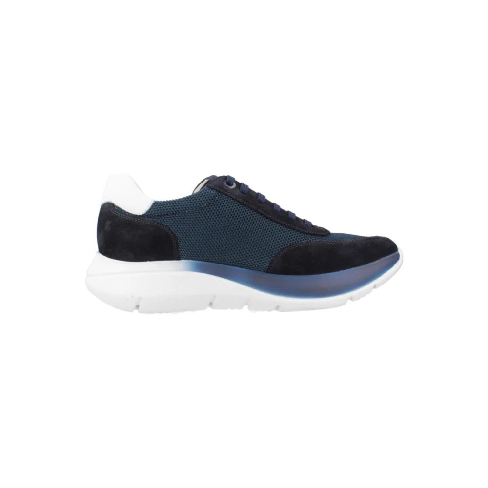 Callaghan Algoritme Sneakers van Stof en Suède Heren Schoenen Blauw