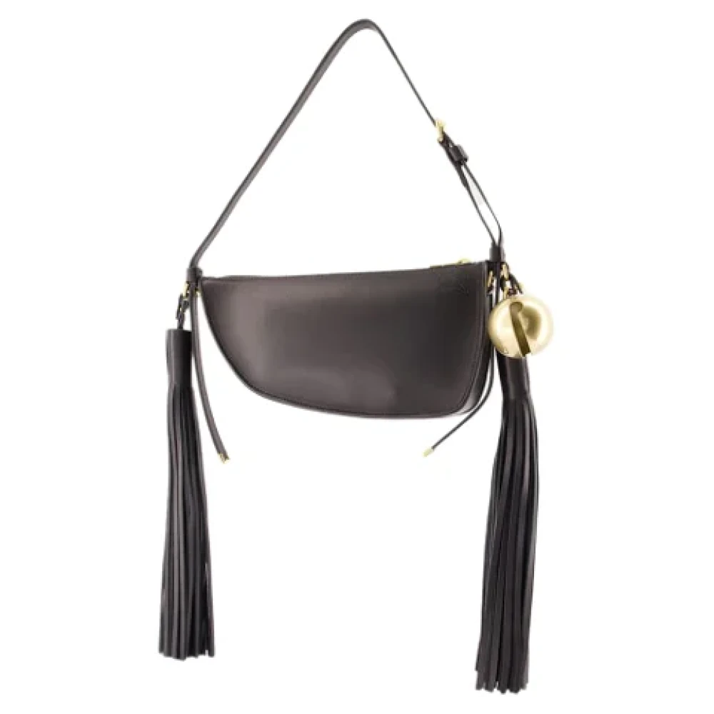 Burberry Leather handbags Black Dames