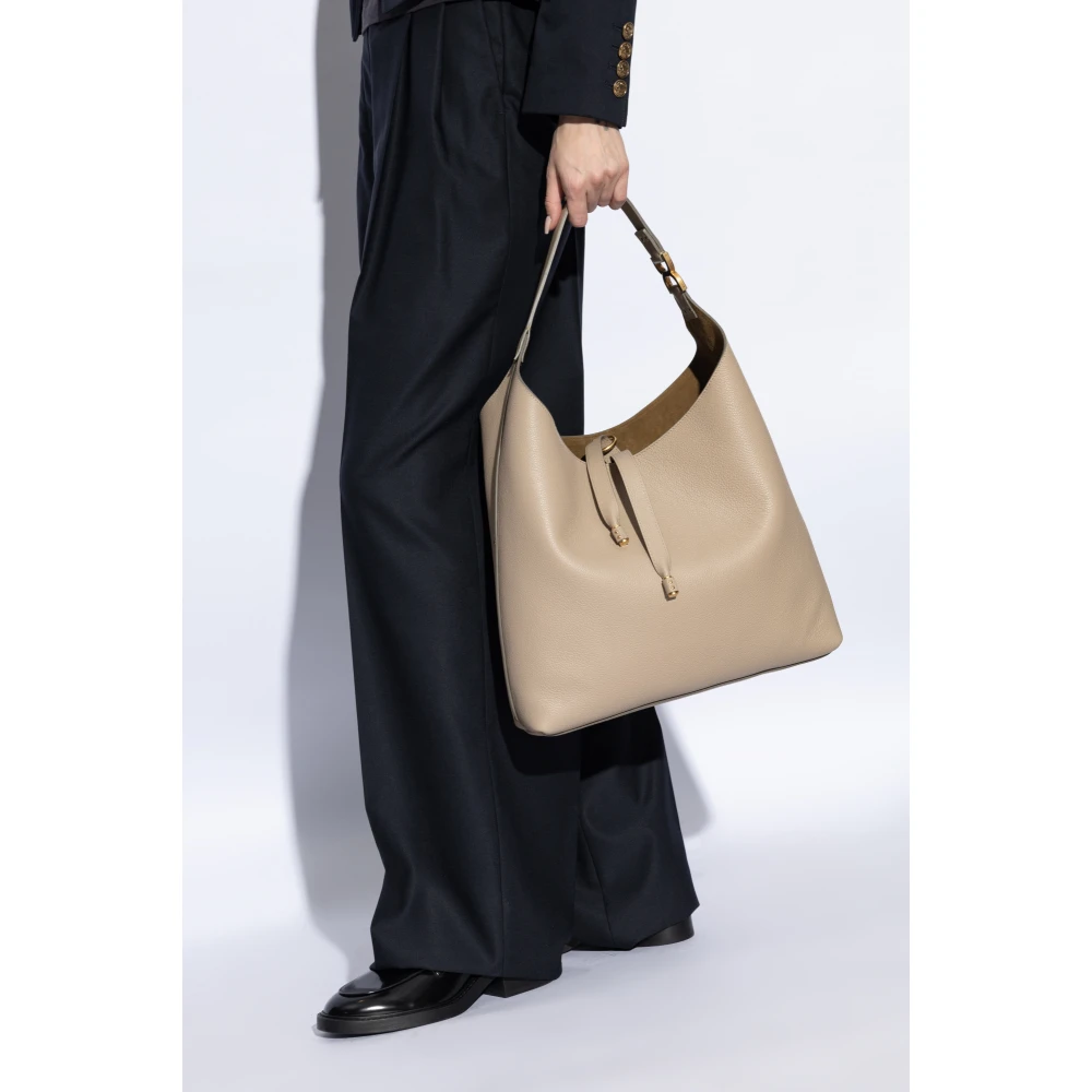 Chloé Tas Marcie Hobo type shopper Beige Dames