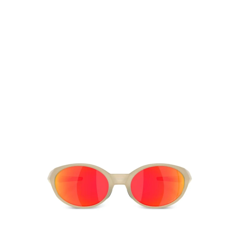 Oakley Eye Jacket Sunglasses at Free People in Sandstorm W/Prizm Ruby - Image 4