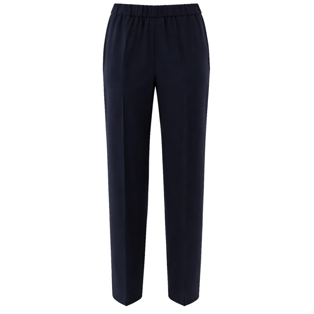 Fabiana Filippi Women's Blue Straight Trousers - Straight Trousers - M - Trousers