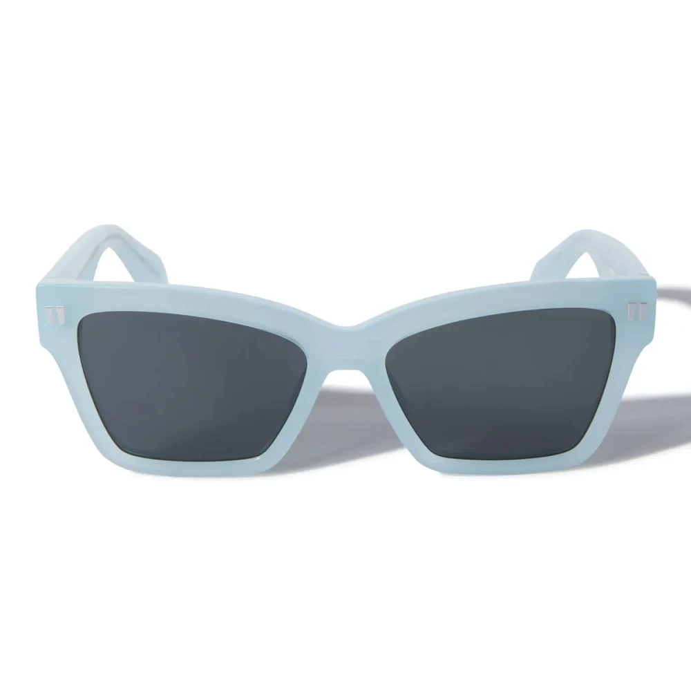 Off White Unisex Blue Sunglasses, 54 Mm, Geometric Cat-Eye Sunglasses Cincinnati Style