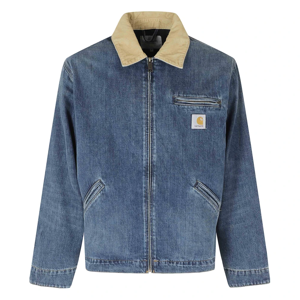 Carhartt Wip Men's Blue Denim Jackets, Xl, Og Detroit Jacket