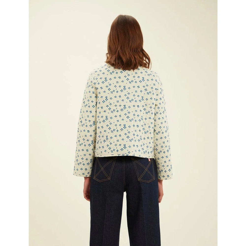Ines De La Fressange Paris Lucky Blue Omkeerbaar Linnen Vest Multicolor Dames