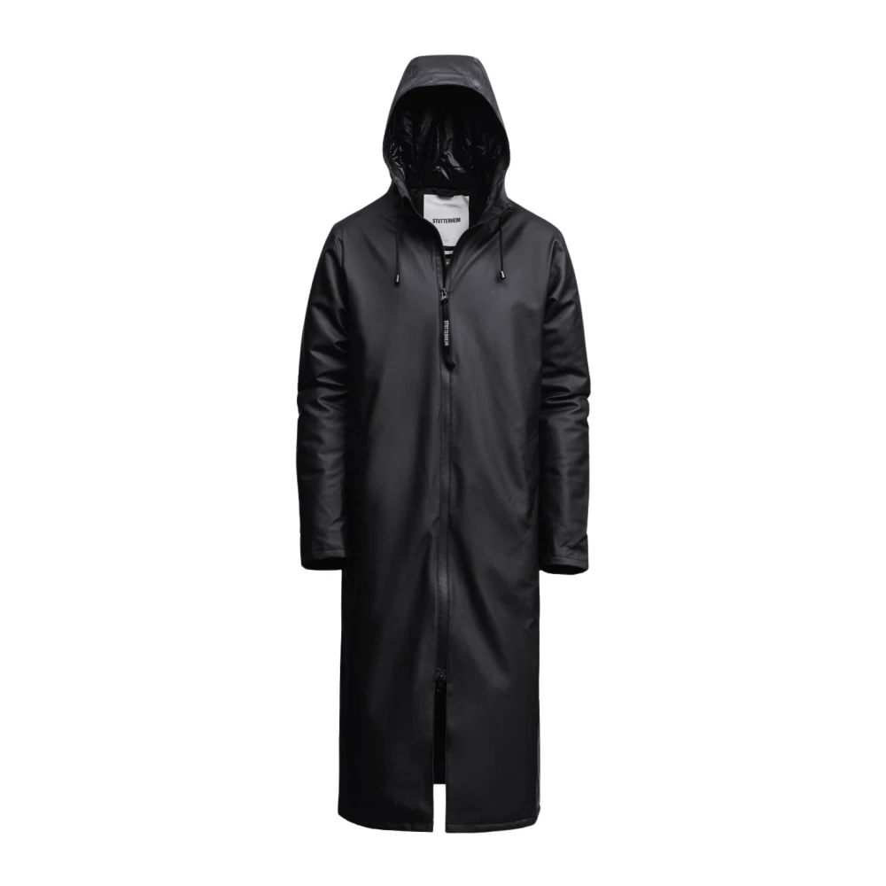 Stutterheim Vinter Regnrock Lång Jacka Black, Unisex