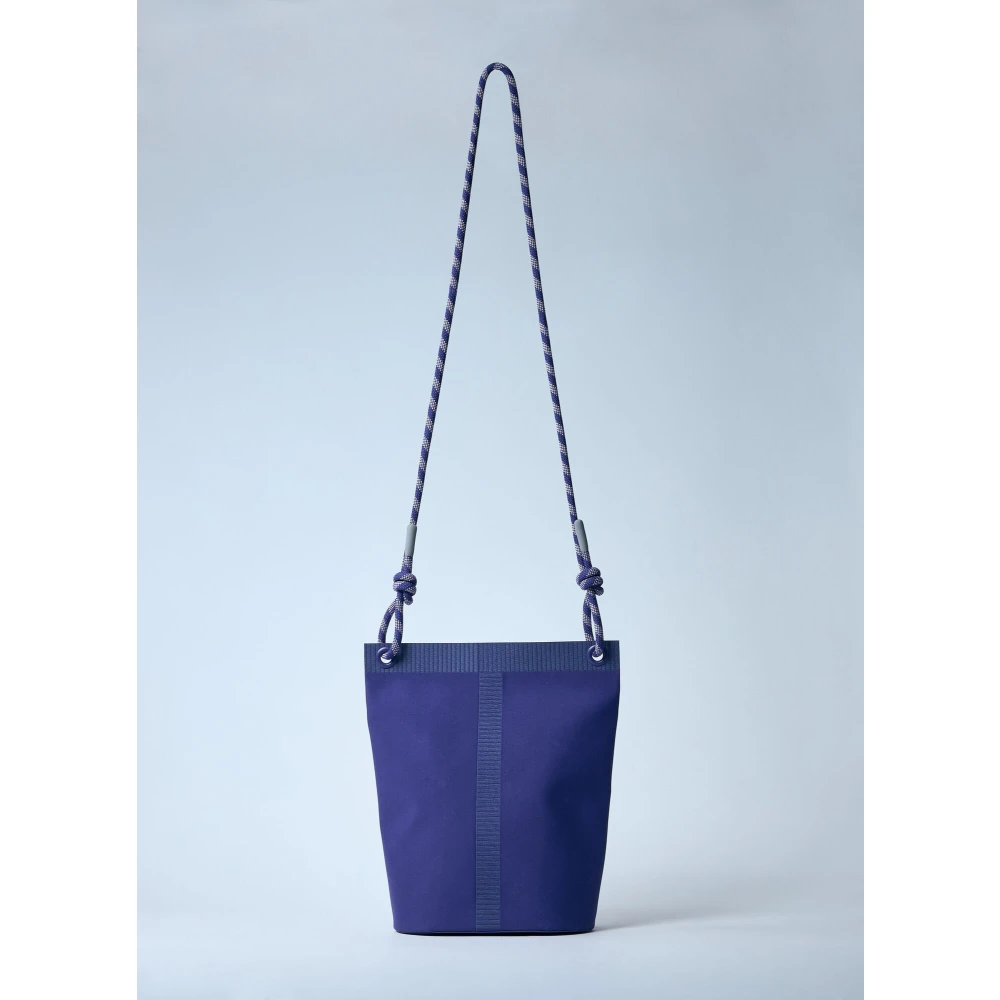 Moncler Crossbody Tas met Logo Patch Purple Heren