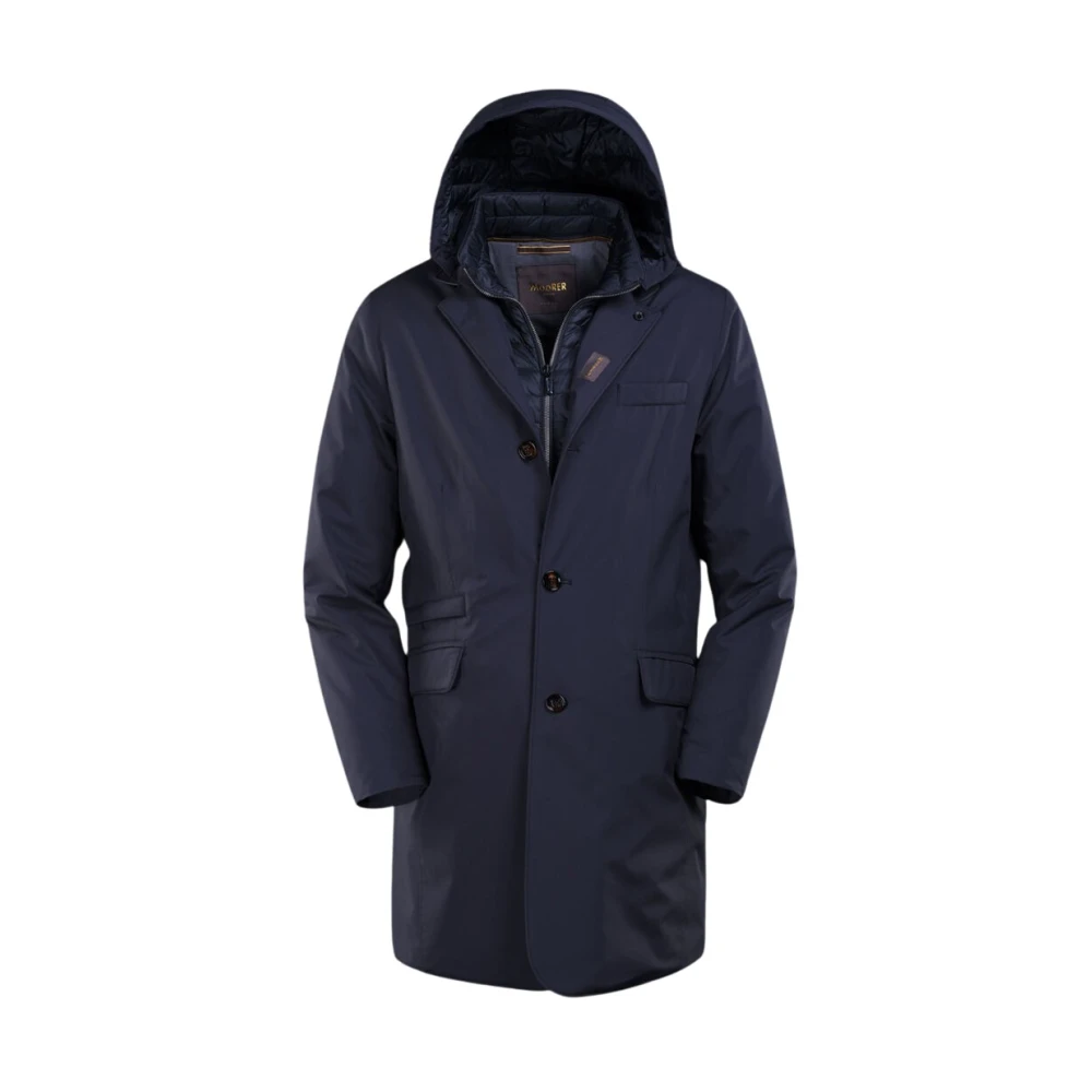 Moorer - Coats > Parkas - Blue - Moorer - Modalova