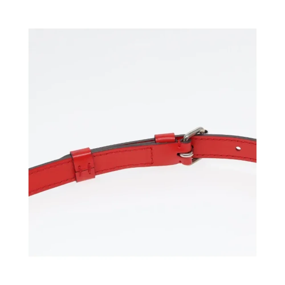 Louis Vuitton Vintage Pre-owned Leather home-office Red Dames