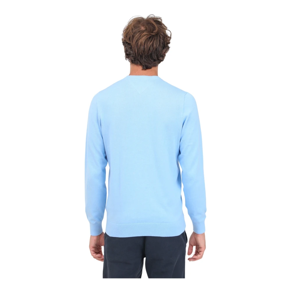 Tommy Hilfiger 1985 Collectie Blauwe Crewneck Sweater Blue Heren