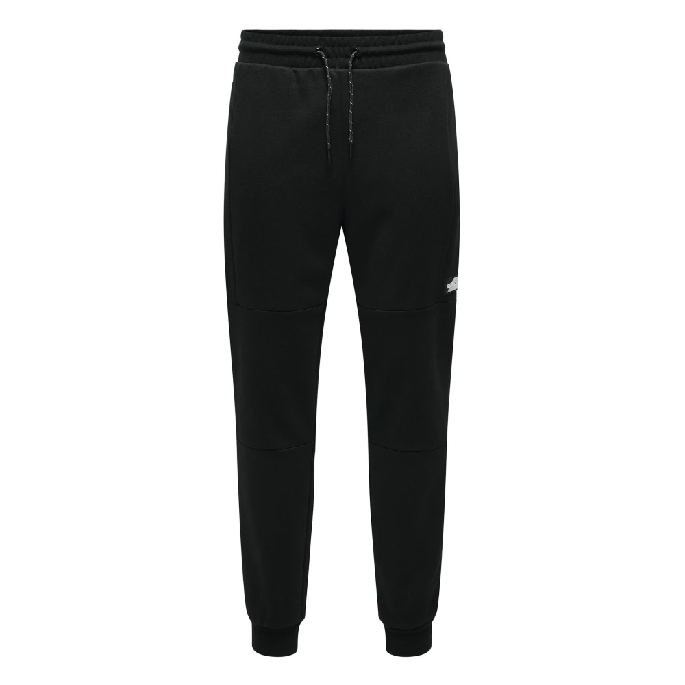 Only & Sons Comfortabele Liam Sweatpants voor Mannen Black Heren